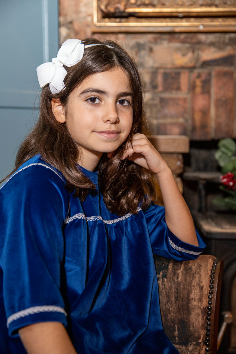 Big Bow Hairband White