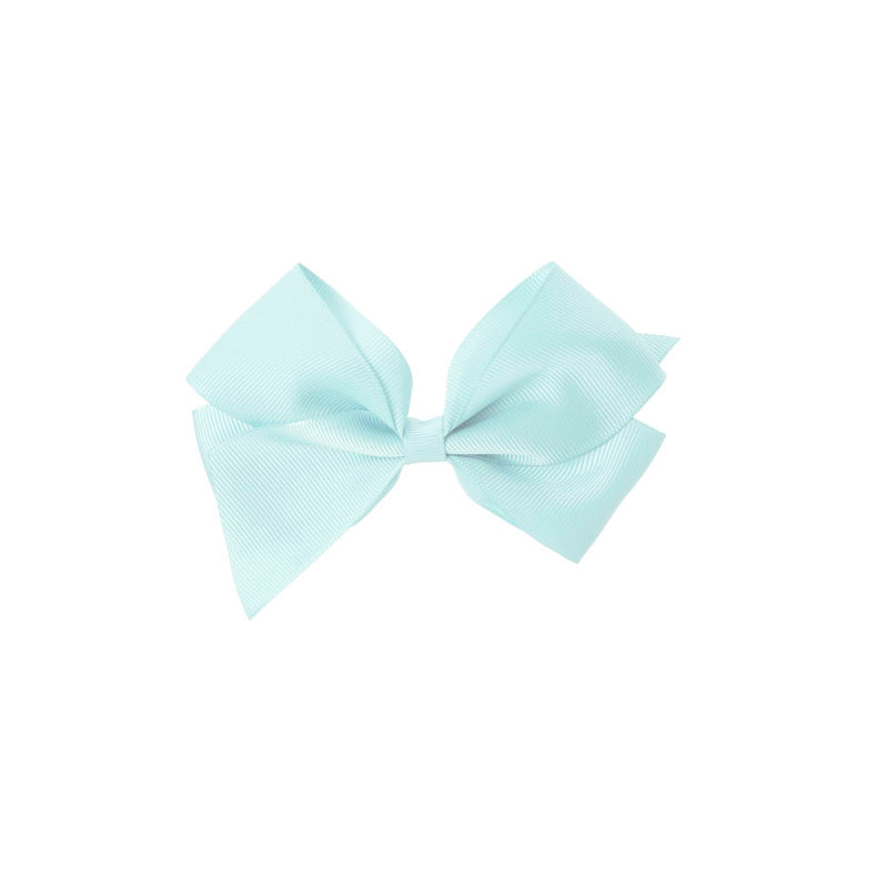 Big Bow Clip Baby Blue