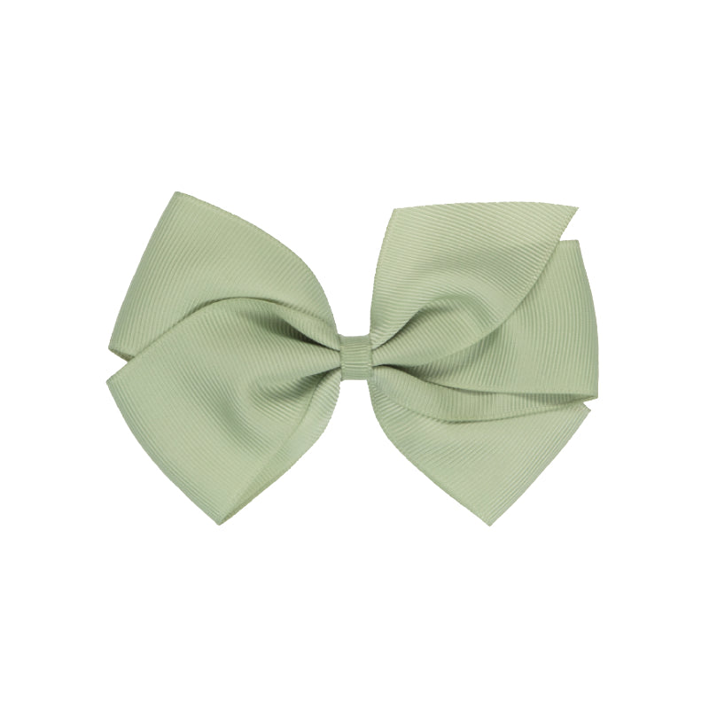 Big Bow Clip Dusty Green