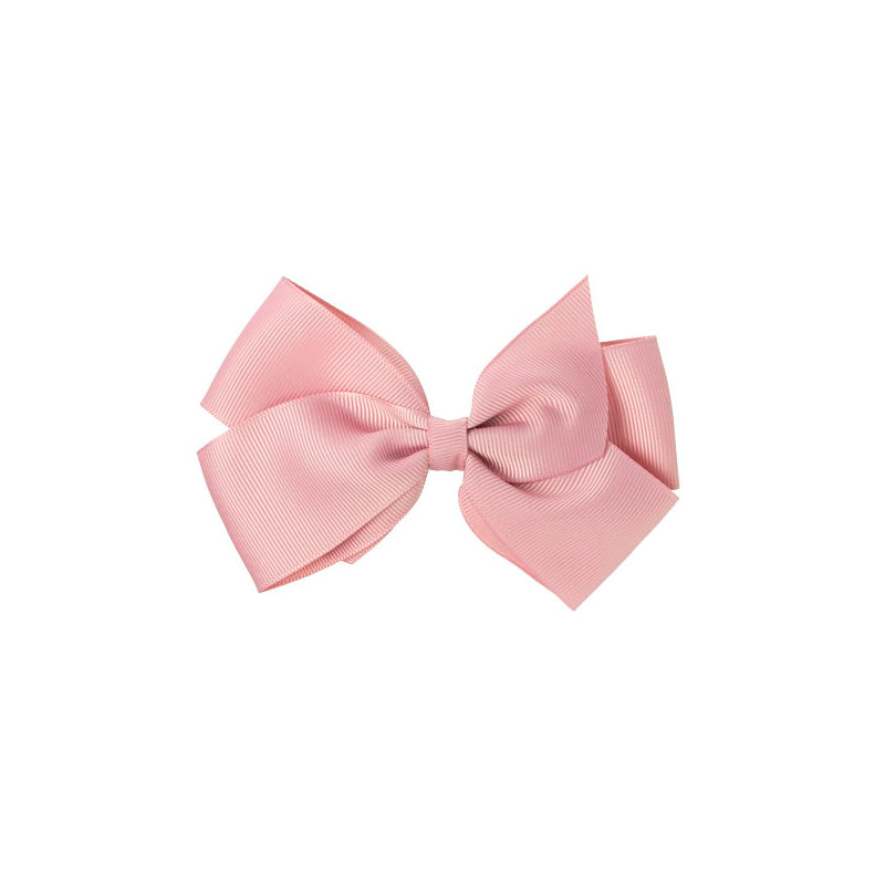 Big Bow Clip Dusty Pink