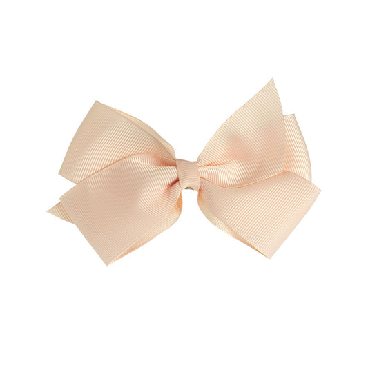 Big Bow Clip - Peach