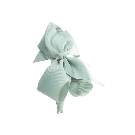 Extra Large Bow Hairband Light Grey