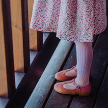 Ribbed Tights Dusty Pink