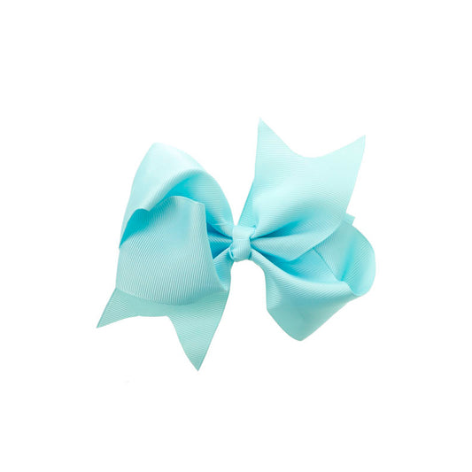 Extra Large Bow Clip Baby Blue