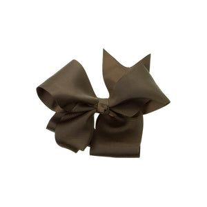 Extra Large Bow Clip Brown