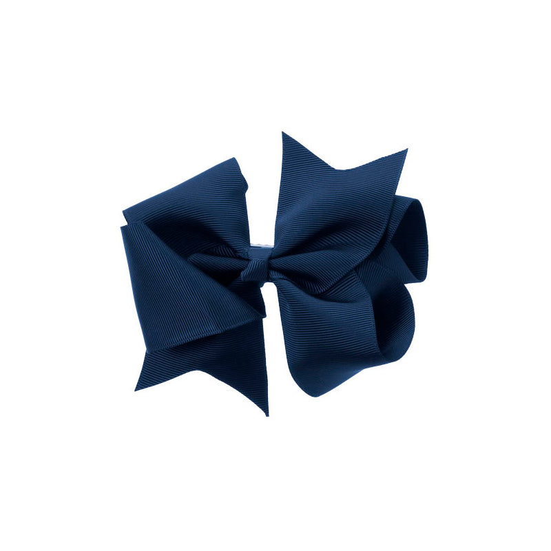 Extra Large Bow Clip Navy Blue