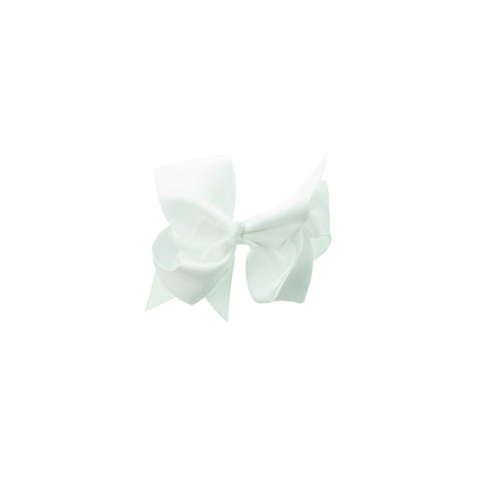 Extra Large Bow Clip White