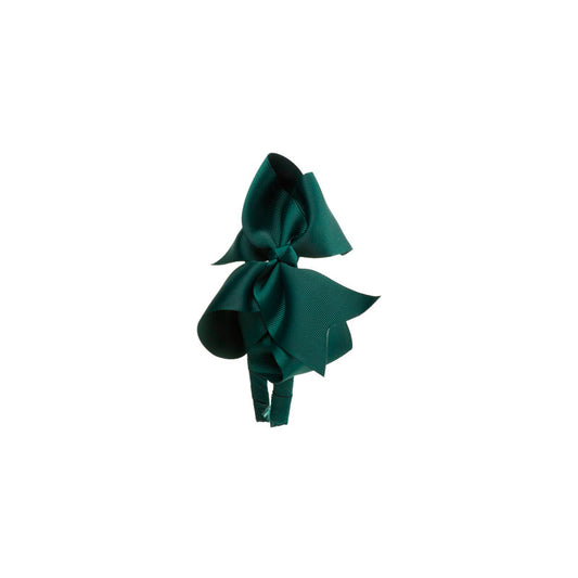 Extra Large Bow Hairband Bottle Green