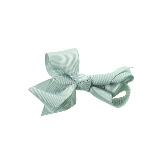 Medium Bow Clip Light Grey