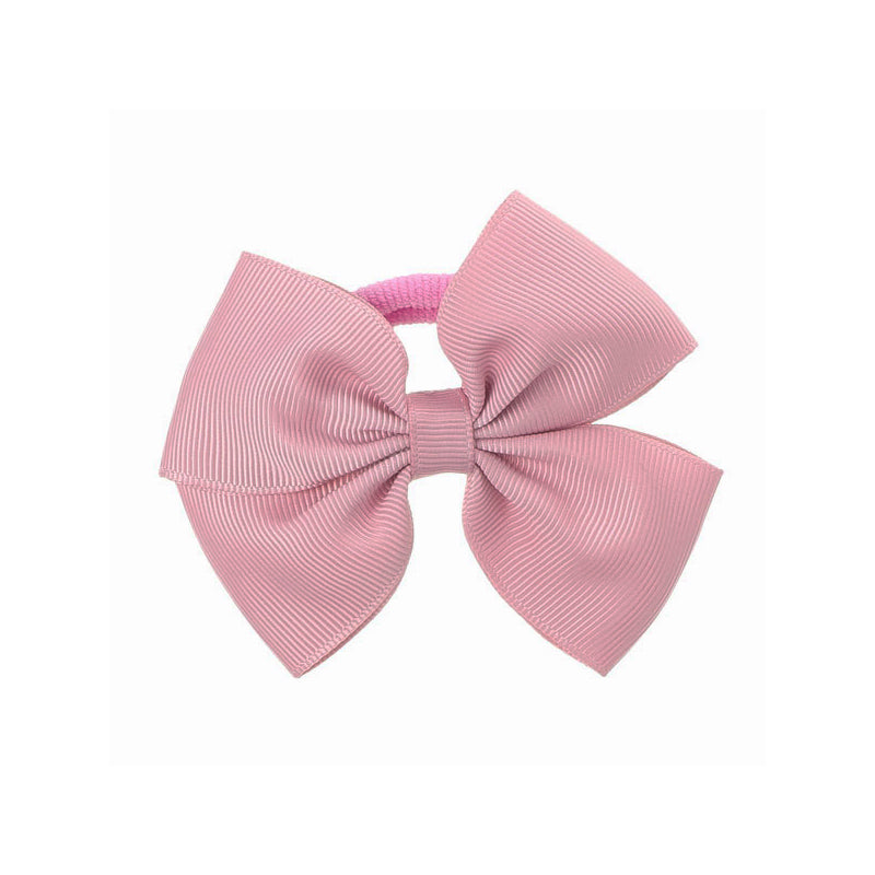 Medium Bow Hair Tie Dusty Pink