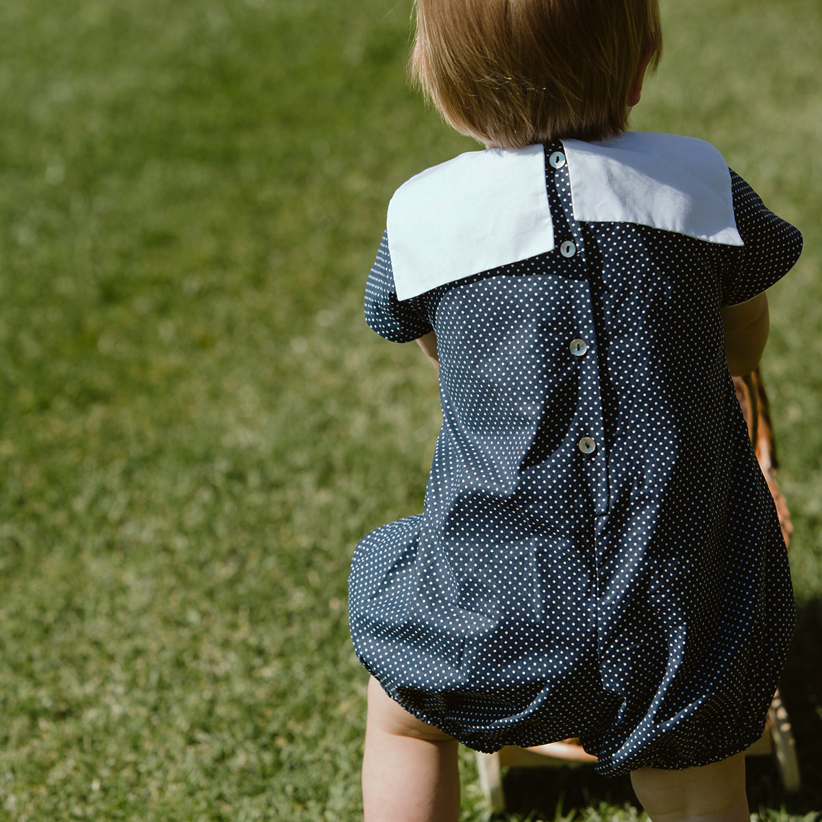 Baby girl sailor romper sale