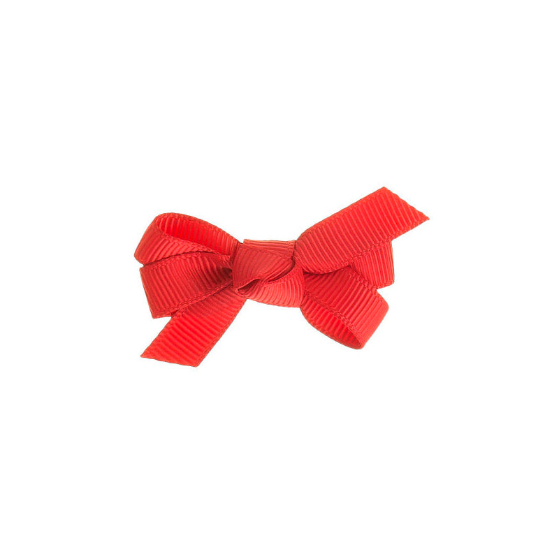 Small Bow Clip Red